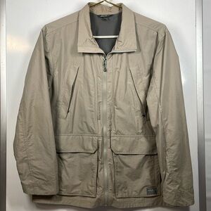 Eddie Bauer cotton nylon zip jacket